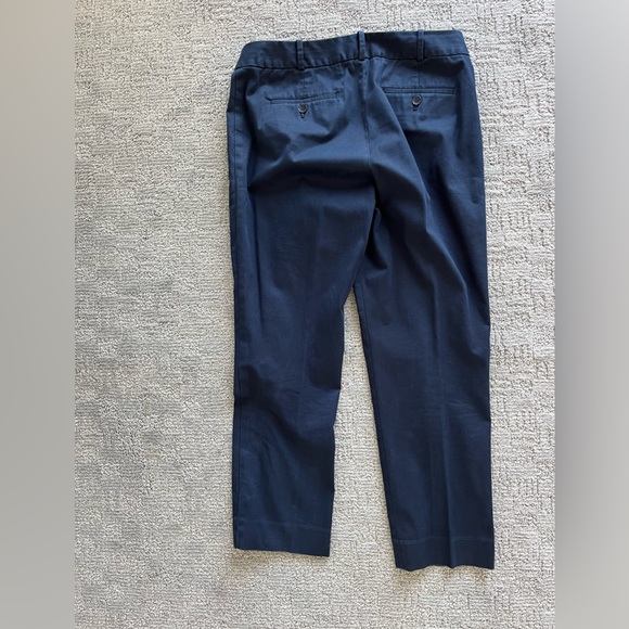 Talbots Heritage Navy slim ankle slit pants - Picture 3 of 4
